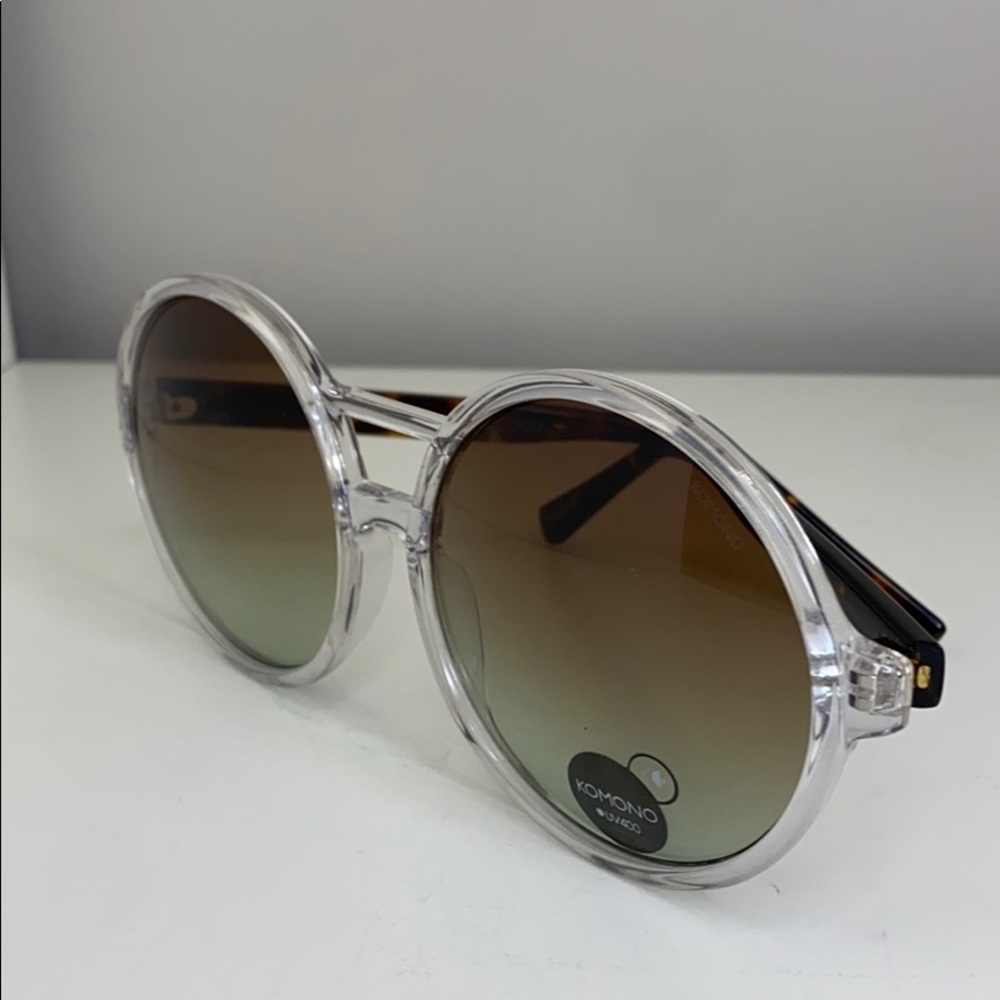 Komono Sunglasses Coco Clear New round oversized - Picture 16 of 16